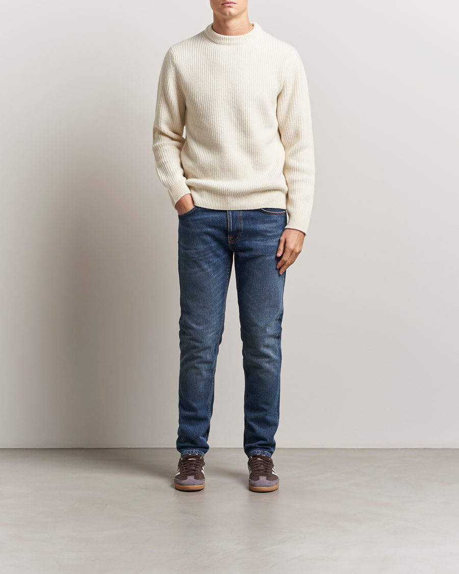 Uomini | Pantaloni | Nudie Jeans | Lean Dean Jeans Troubled Sea