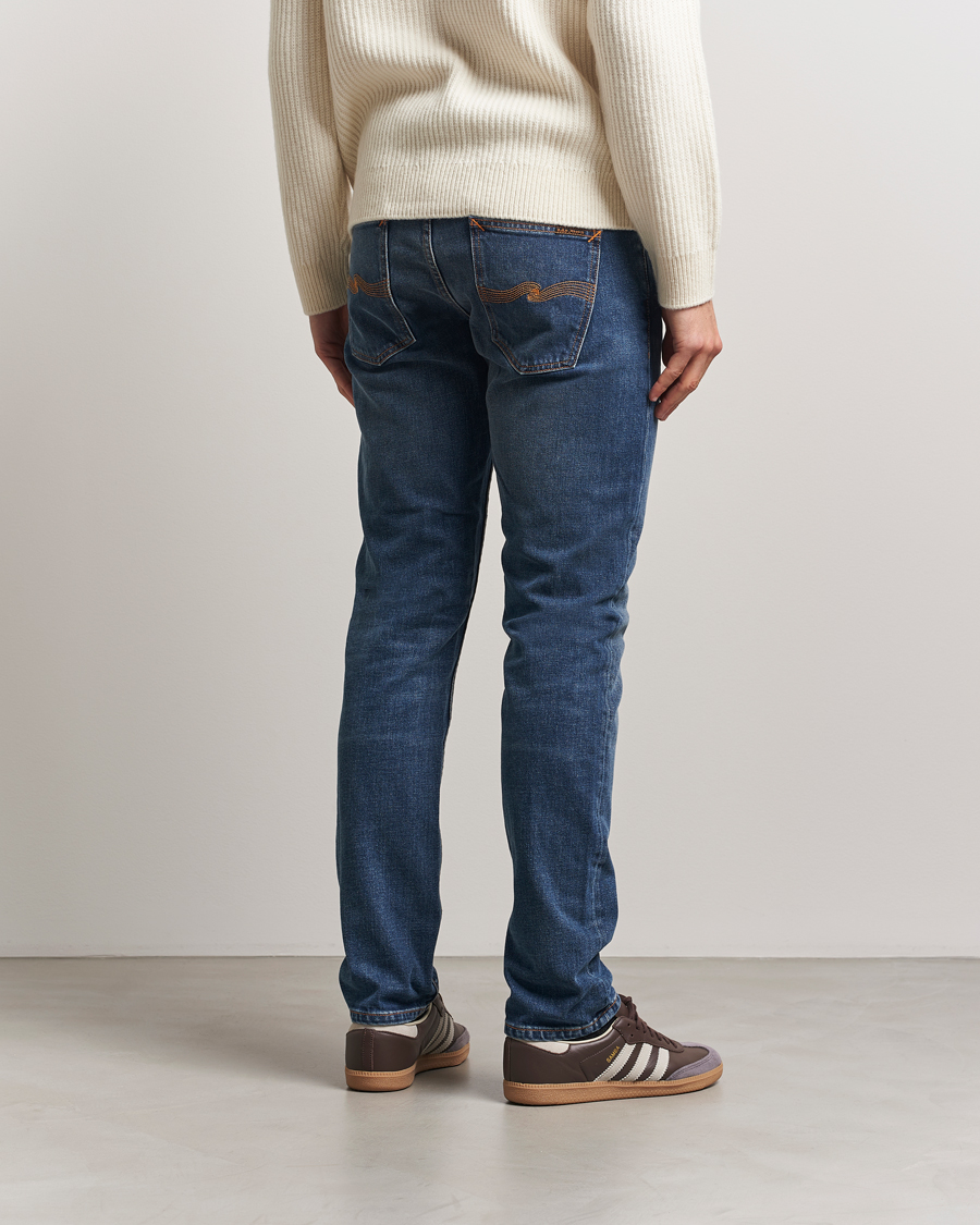 Uomini | Pantaloni | Nudie Jeans | Lean Dean Jeans Troubled Sea