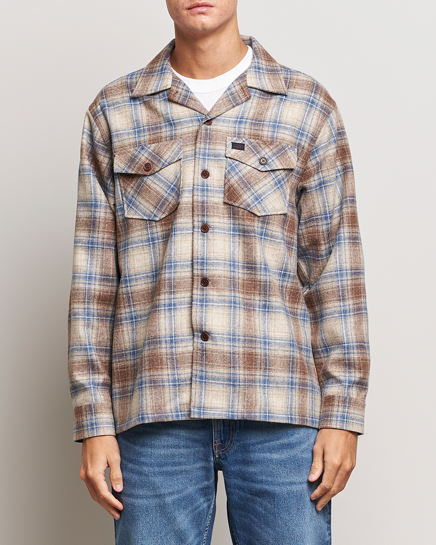 Uomini | Camicie | Nudie Jeans | Vincent Wool Checked Overshirt Multi