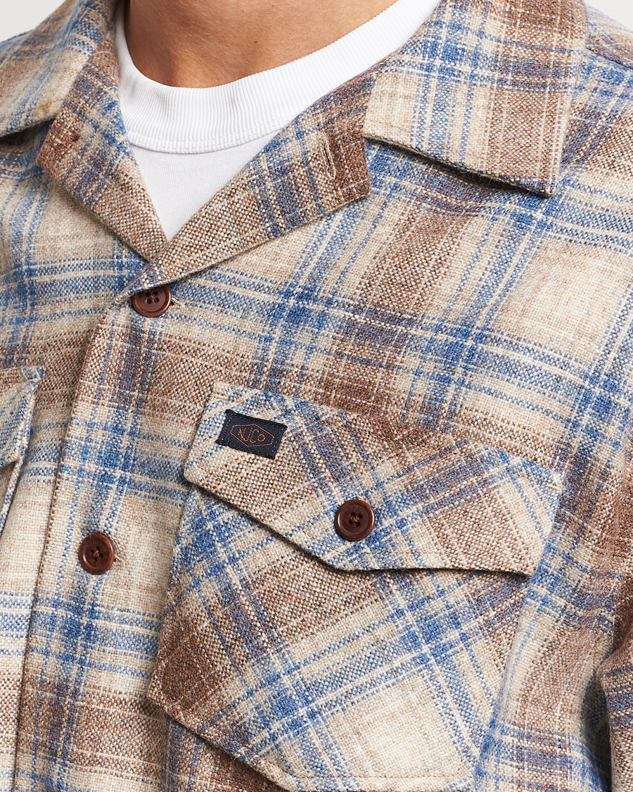 Uomini | Camicie | Nudie Jeans | Vincent Wool Checked Overshirt Multi
