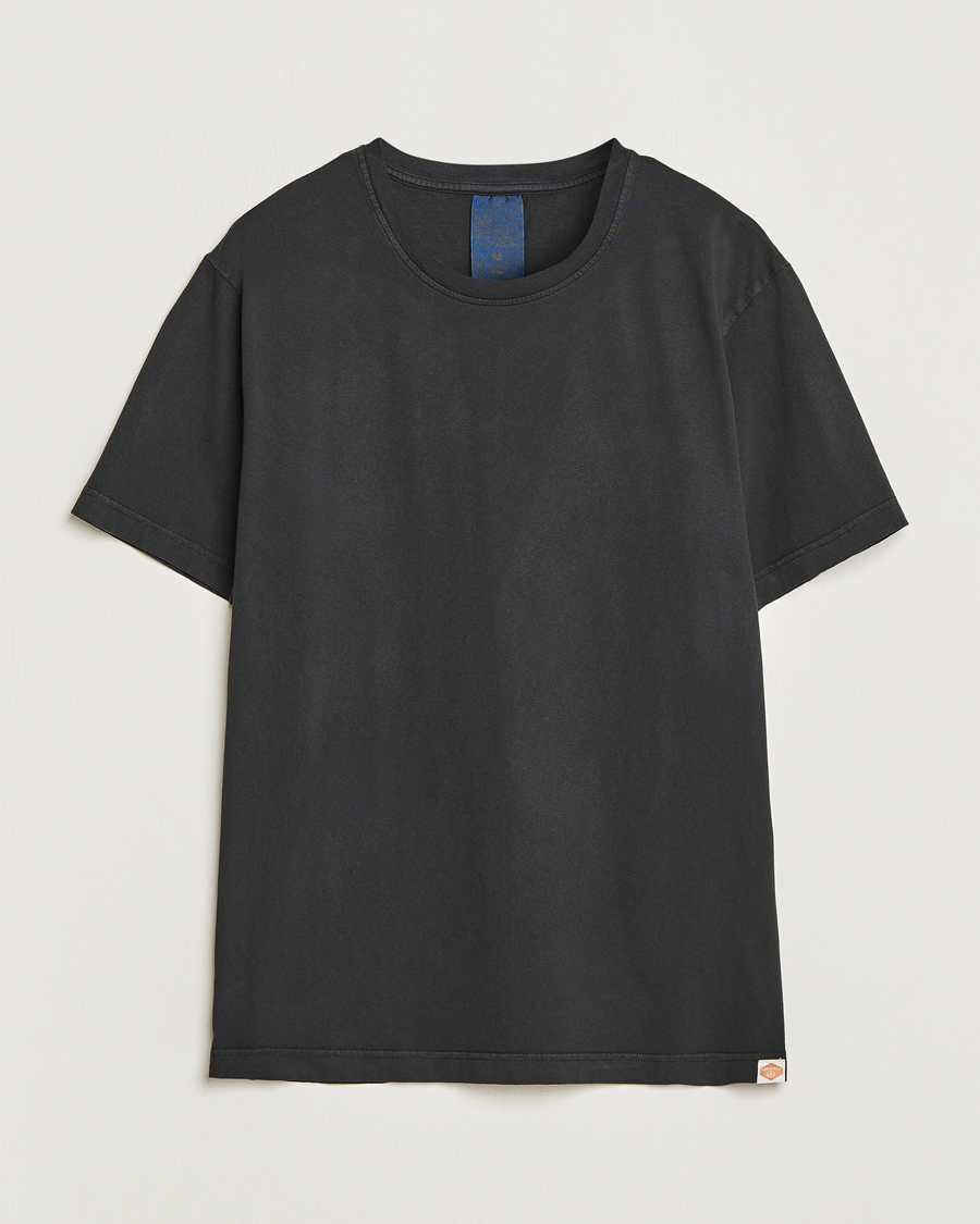 Uomini | T-shirt | Nudie Jeans | Uno Everyday Crew Neck T-Shirt Black