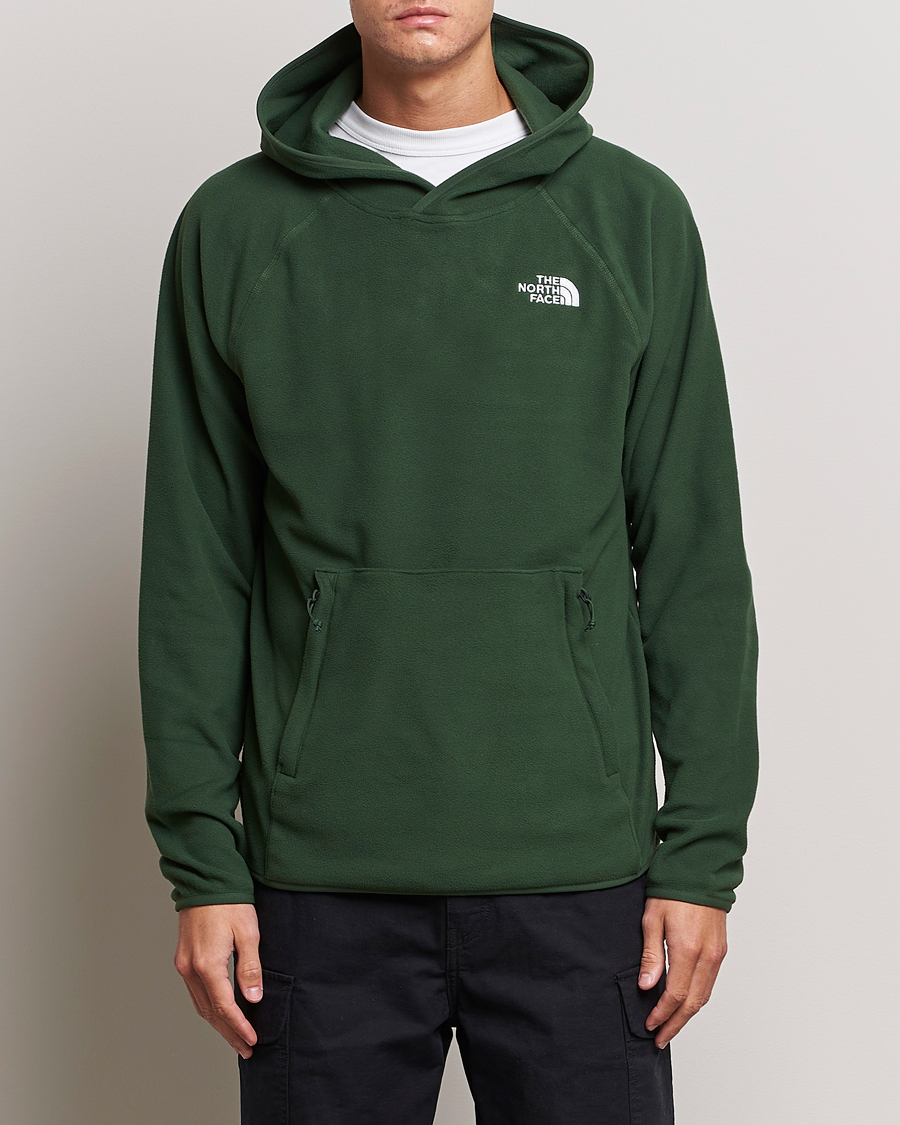 Uomini | Maglieria | The North Face | 100 Glacier Hoodie Pine Needle