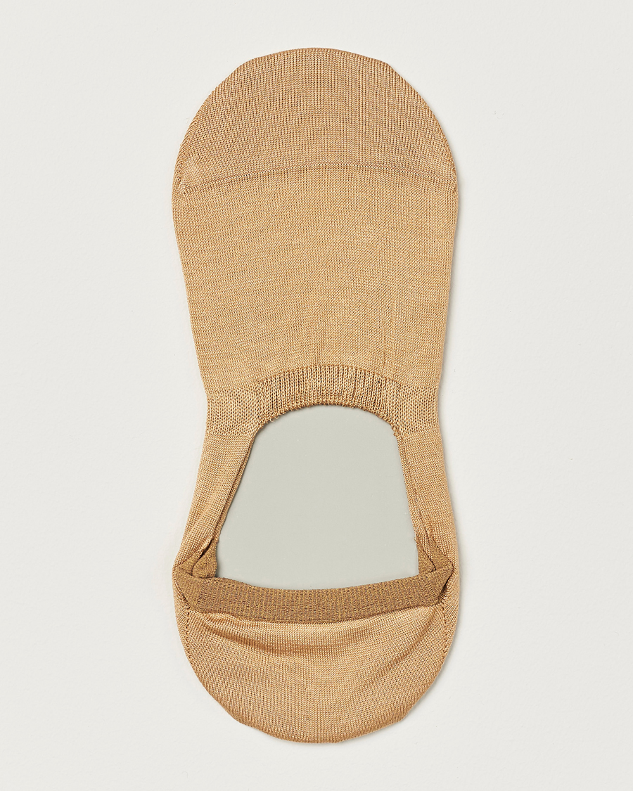 Uomini | Biancheria intima | Bresciani | Step in Ghost Socks Beige