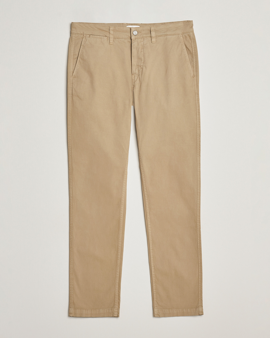 Uomini | Pantaloni | NN07 | Marco Slim Fit Stretch Chinos Khaki