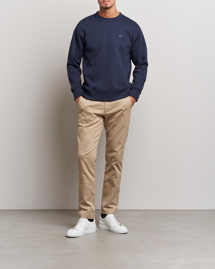 Uomini | Pantaloni | NN07 | Theo Regular Fit Stretch Chinos Khaki