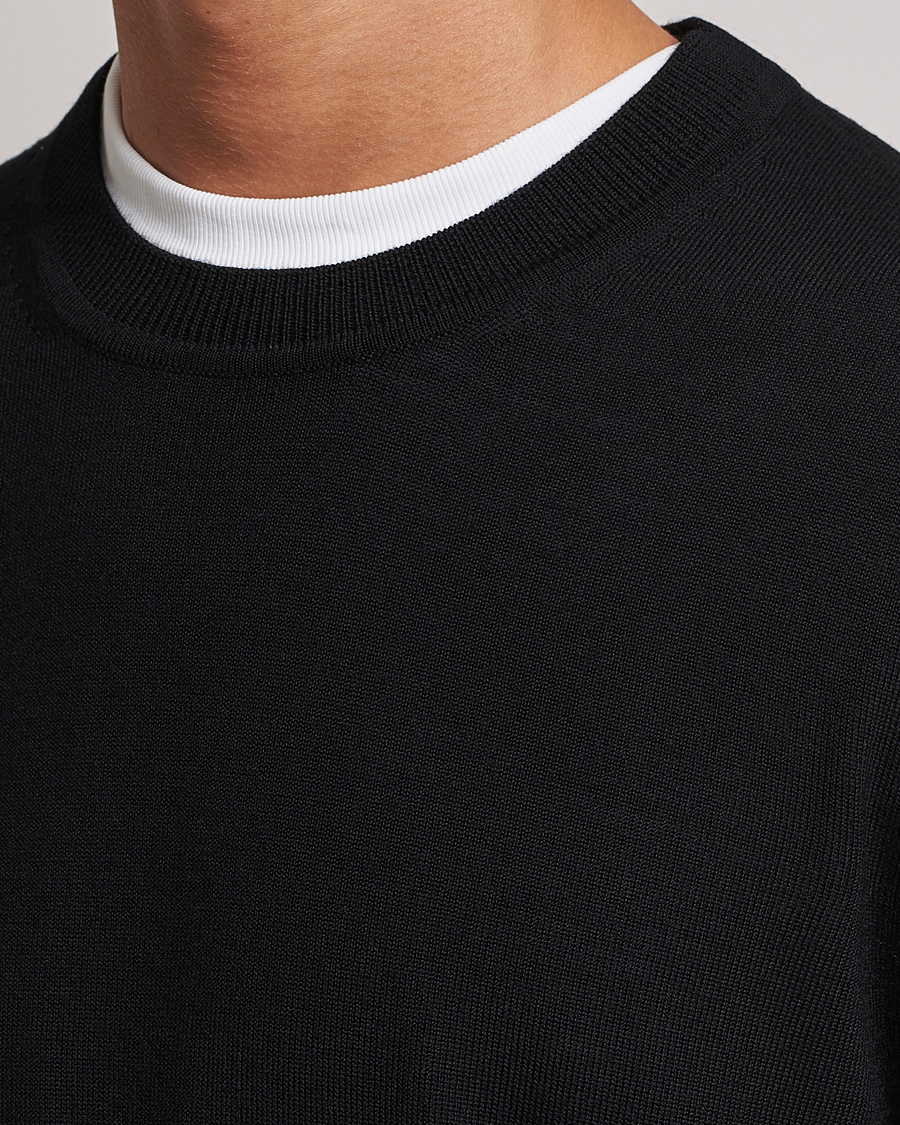 Uomini | Maglieria | NN07 | Ted Merino Crew Neck Pullover Black