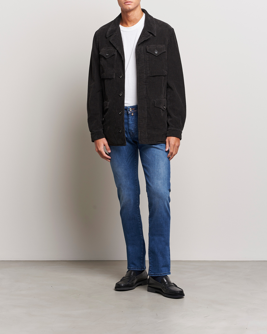 Uomini | Jeans | Jacob Cohën | Nick Limited Edition Slim Fit Jeans Mid Blue