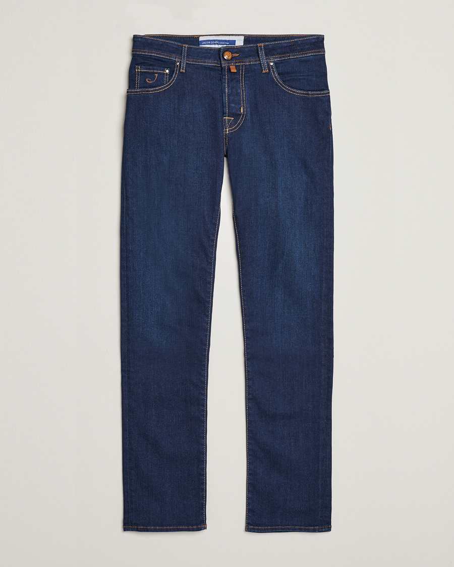 Uomini | Jeans | Jacob Cohën | Nick Slim Fit Stretch Jeans Mid Blue