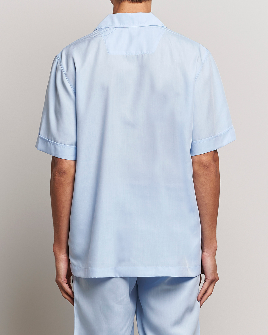Uomini | Accappatoi & Pigiami | CDLP | Short Sleeve Pyjama Shirt Sky Blue