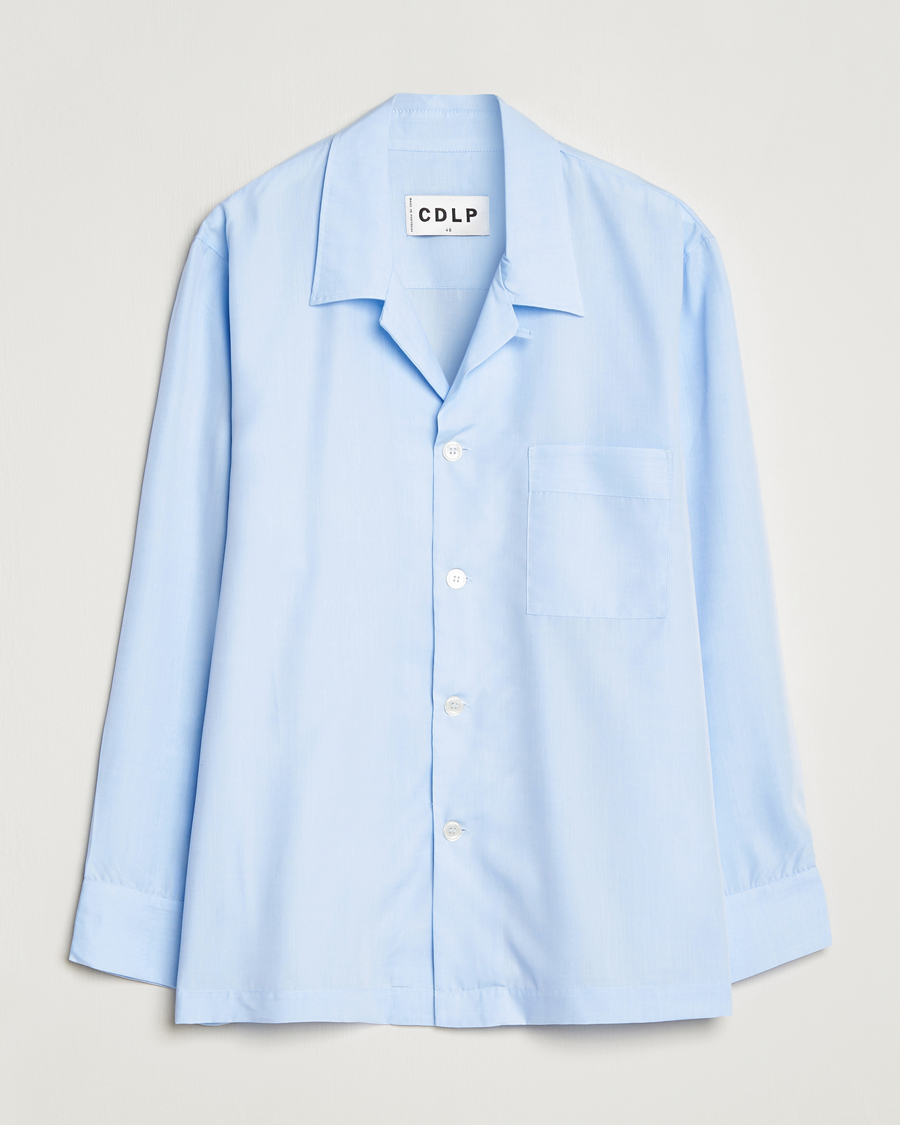 Uomini | Accappatoi & Pigiami | CDLP | Long Sleeve Pyjama Shirt Sky Blue