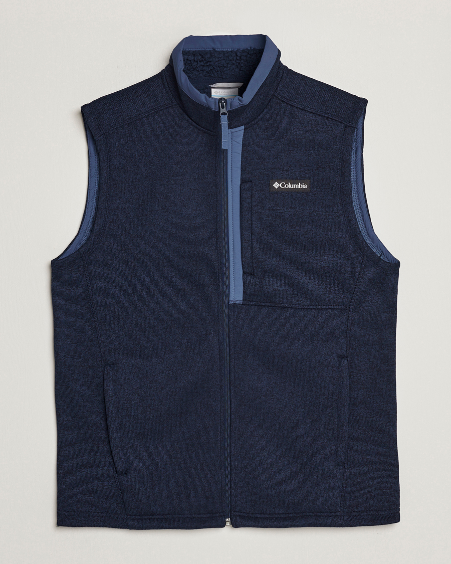 Uomini | Maglieria | Columbia | Sweater Weather Fleece Vest Navy Heather