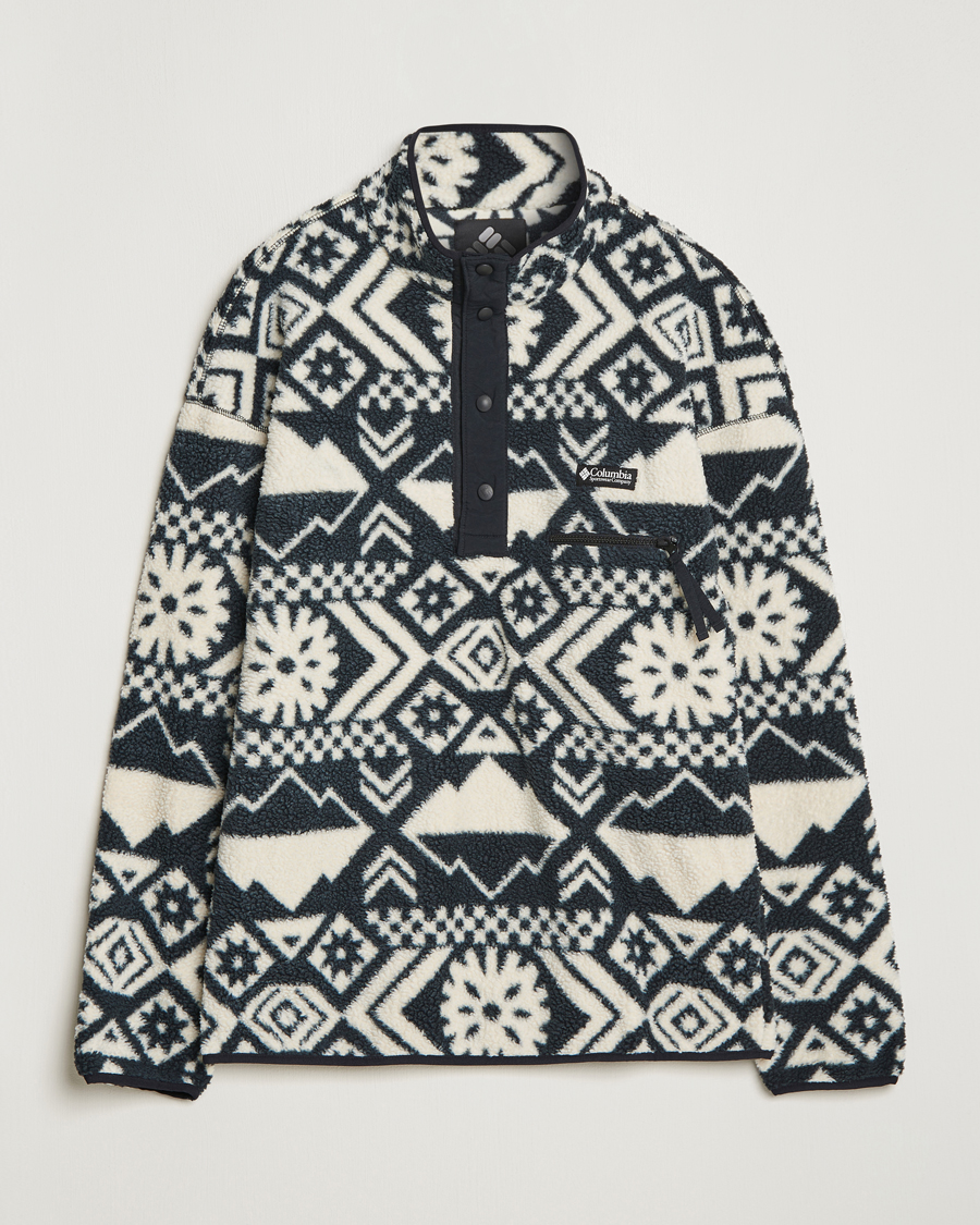 Uomini | Maglieria | Columbia | Helvetia Half Snap Fleece Black Checkered