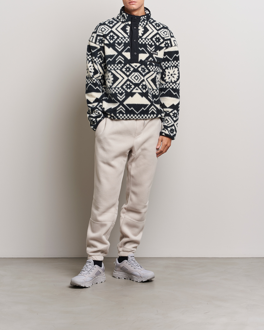 Uomini | Maglieria | Columbia | Helvetia Half Snap Fleece Black Checkered