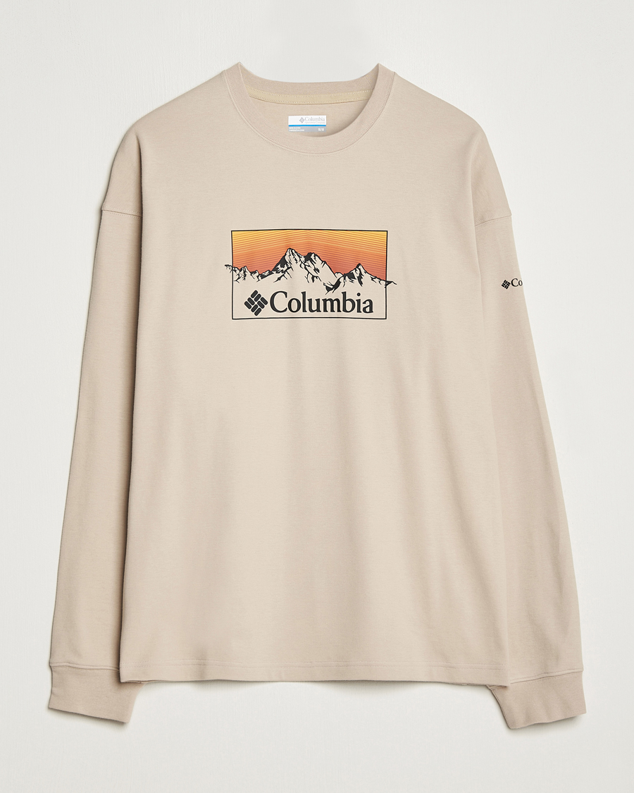 Uomini | T-shirt | Columbia | Duxbery Relaxed Long Sleeve T-Shirt Ancient Fossil