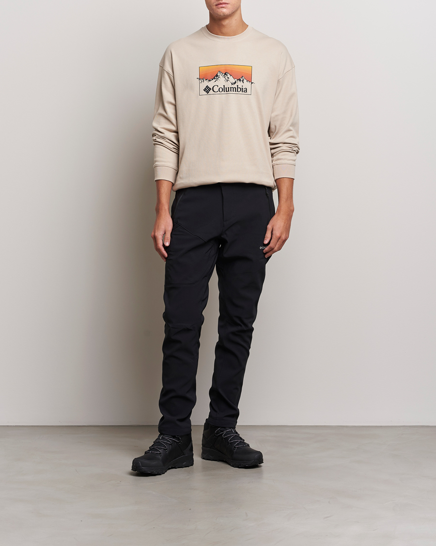Uomini | T-shirt | Columbia | Duxbery Relaxed Long Sleeve T-Shirt Ancient Fossil