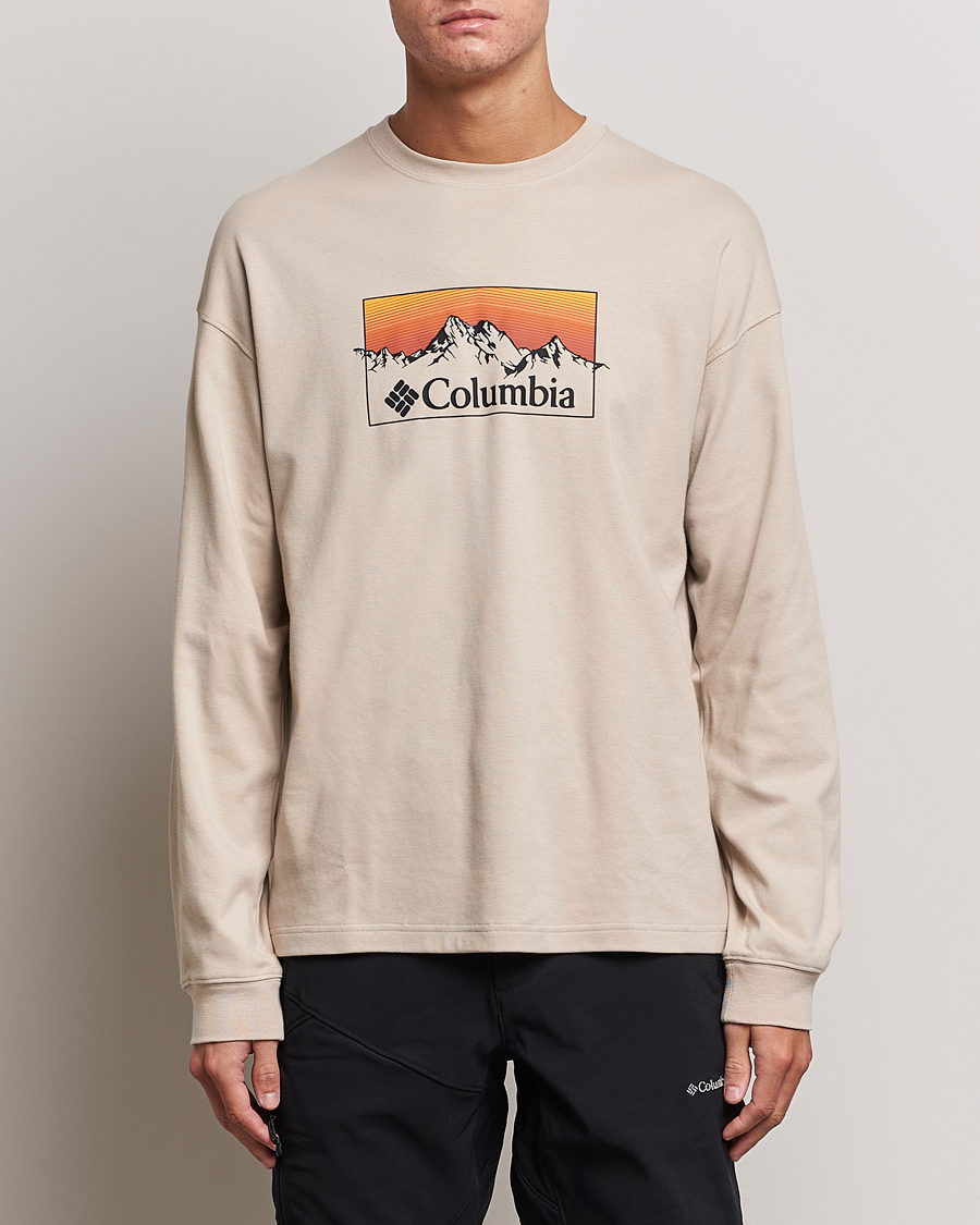 Uomini | T-shirt | Columbia | Duxbery Relaxed Long Sleeve T-Shirt Ancient Fossil