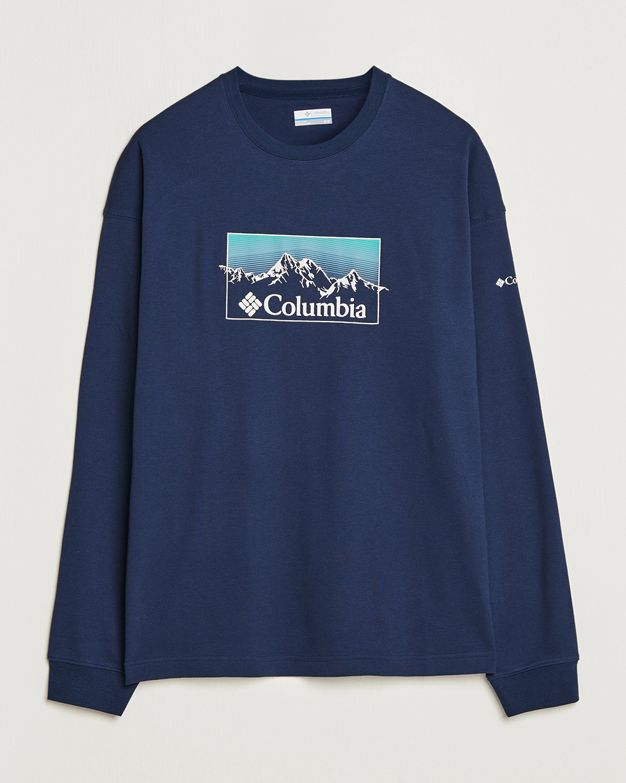 Uomini | T-shirt | Columbia | Duxbery Relaxed Long Sleeve T-Shirt Collegiate Navy