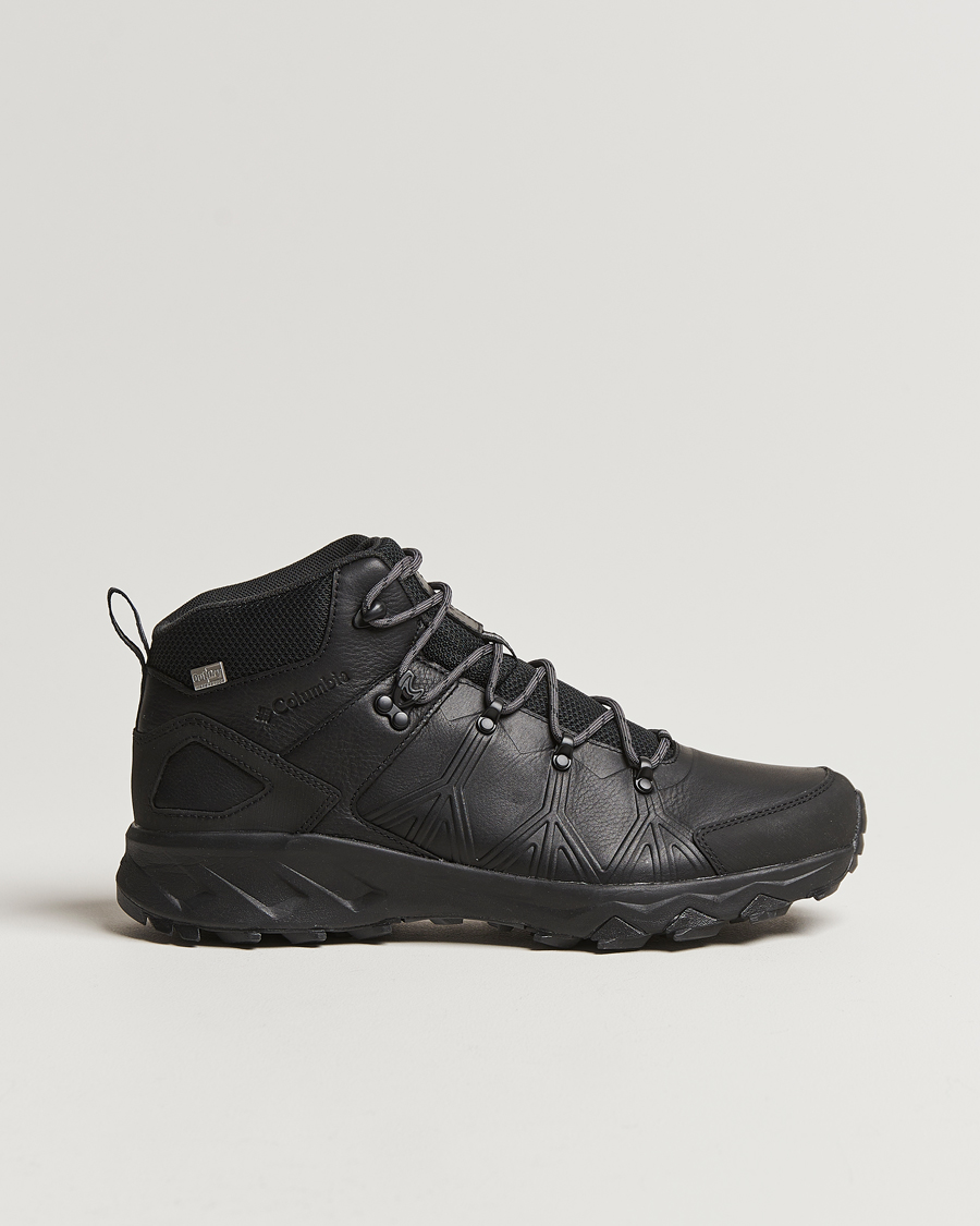 Uomini | Columbia Peakfreak II Mid Outdry Leather Sneaker Black | Columbia | Peakfreak II Mid Outdry Leather Sneaker Black
