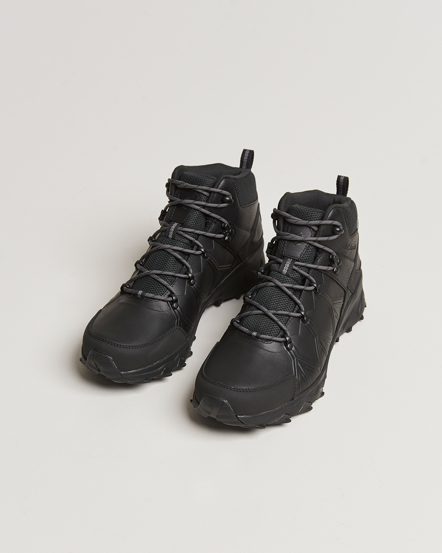 Uomini | Columbia Peakfreak II Mid Outdry Leather Sneaker Black | Columbia | Peakfreak II Mid Outdry Leather Sneaker Black