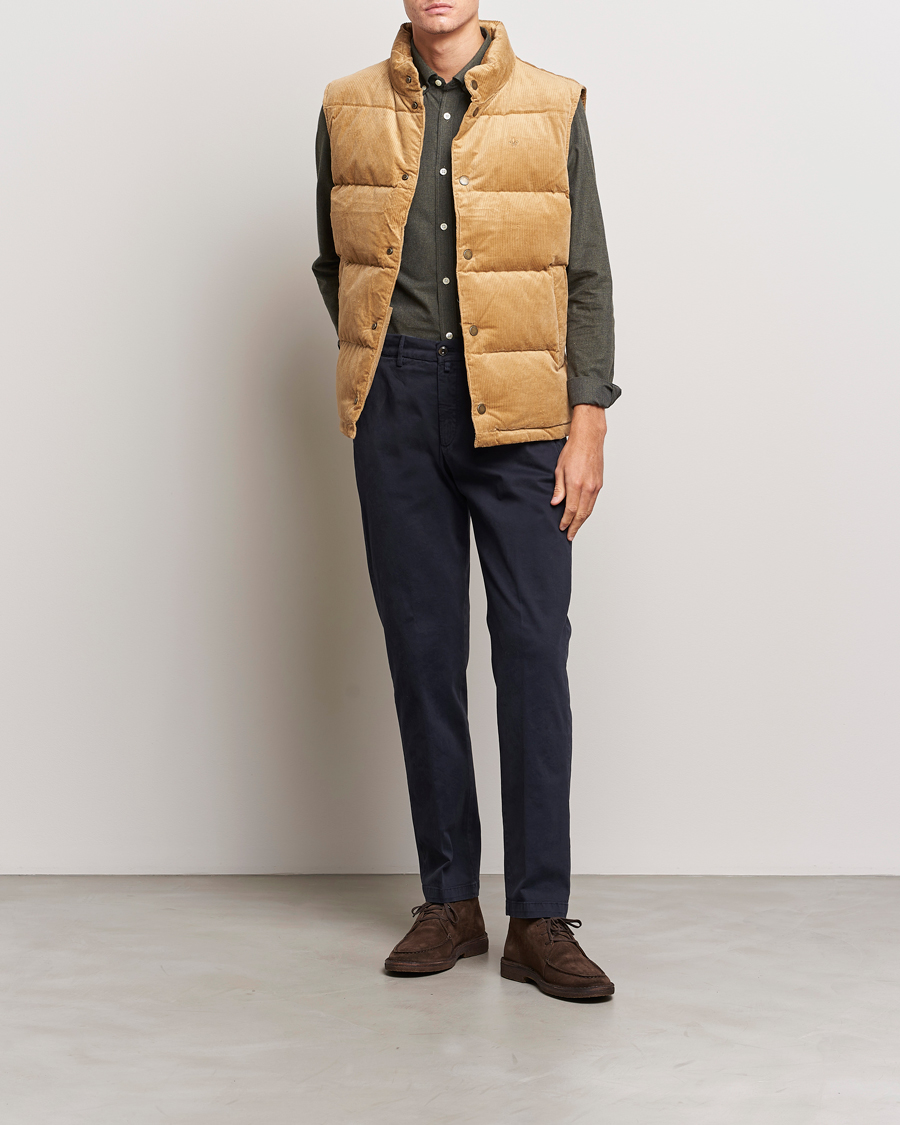 Uomini | Giacche | Morris | Kirkby Cord Vest Beige