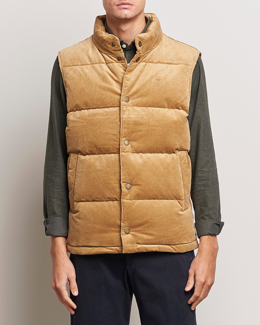 Uomini | Giacche | Morris | Kirkby Cord Vest Beige