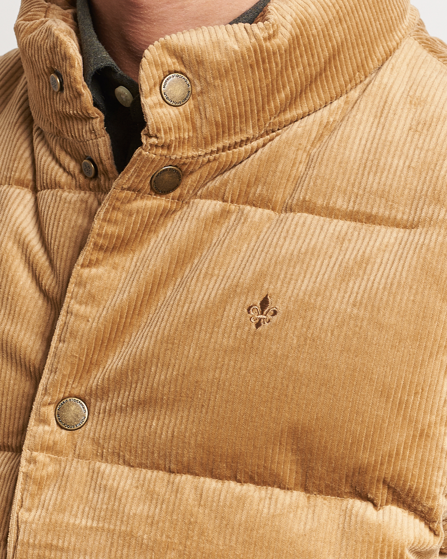 Uomini | Giacche | Morris | Kirkby Cord Vest Beige