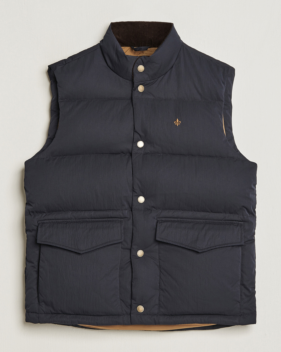 Uomini | Giacche | Morris | Lockley Down Vest Blue