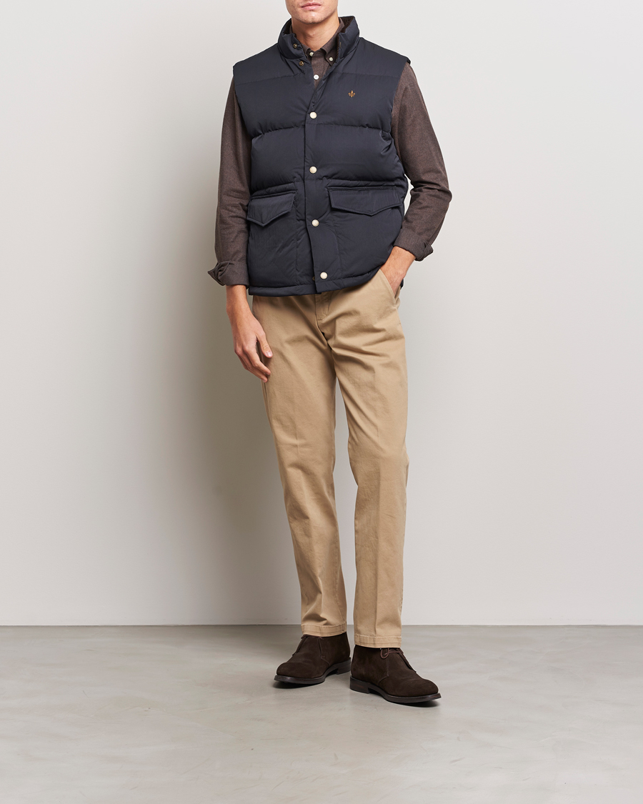 Uomini | Giacche | Morris | Lockley Down Vest Blue