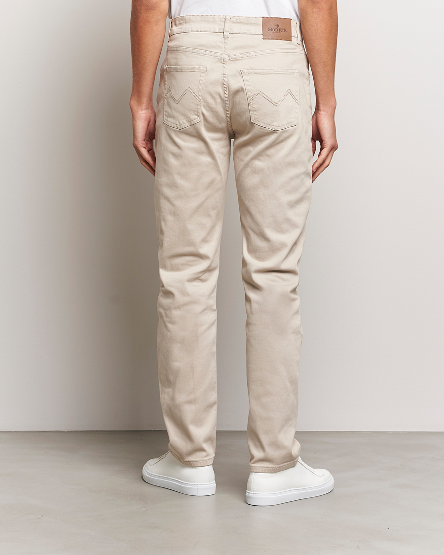 Uomini | Pantaloni | Morris | James Brushed 5-Pocket Pant Khaki