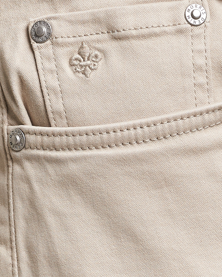 Uomini | Pantaloni | Morris | James Brushed 5-Pocket Pant Khaki