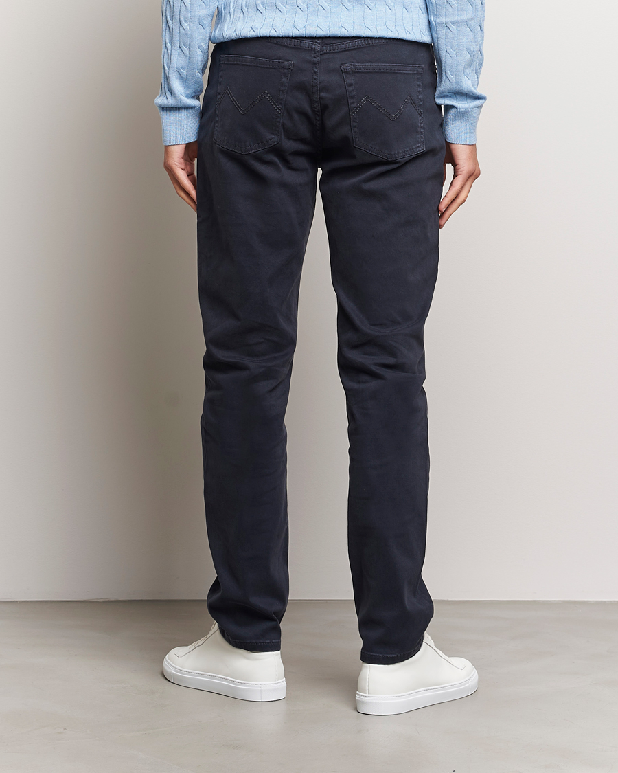 Uomini | Pantaloni | Morris | James Brushed 5-Pocket Pant Blue
