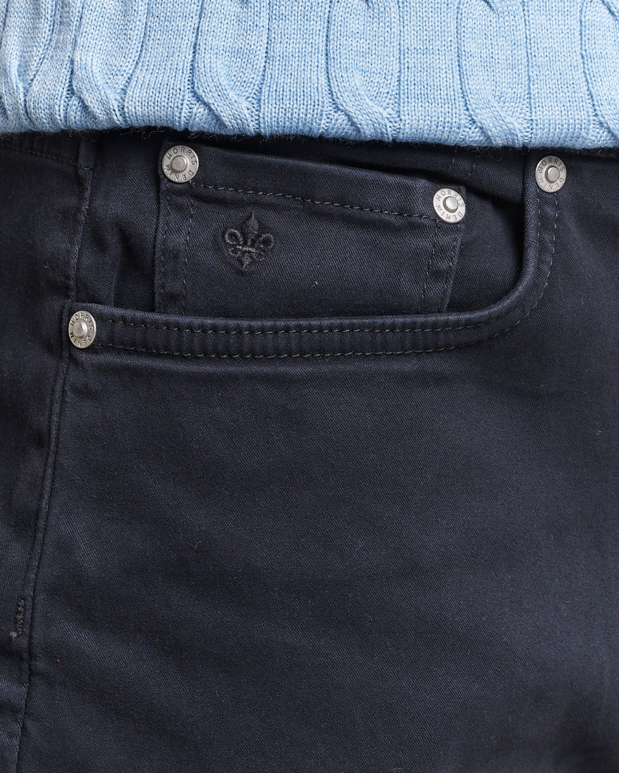 Uomini | Pantaloni | Morris | James Brushed 5-Pocket Pant Blue