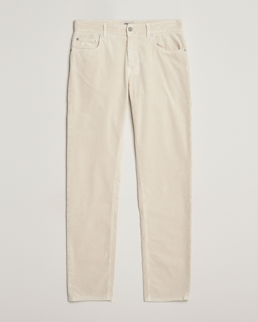 Uomini | Pantaloni | Morris | James Corduroy 5-Pocket Pant Off White
