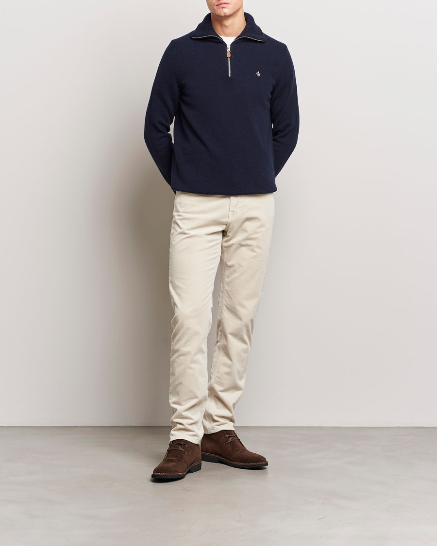 Uomini | Pantaloni | Morris | James Corduroy 5-Pocket Pant Off White