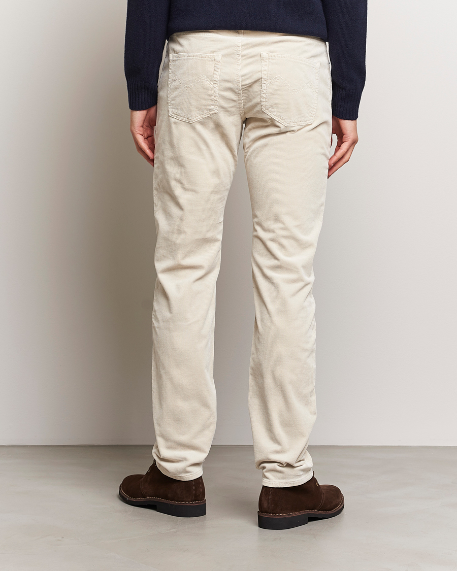Uomini | Pantaloni | Morris | James Corduroy 5-Pocket Pant Off White