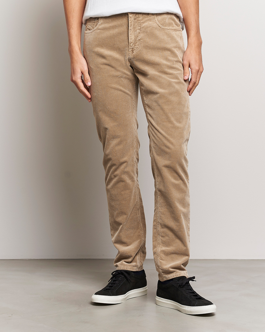 Uomini | Pantaloni | Morris | James Corduroy 5-Pocket Pant Camel