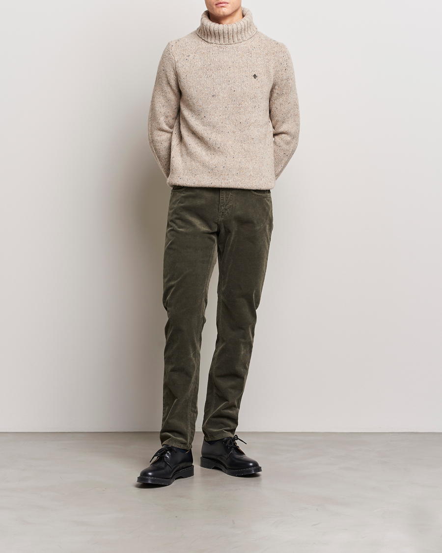 Uomini | Pantaloni | Morris | James Corduroy 5-Pocket Pant Olive