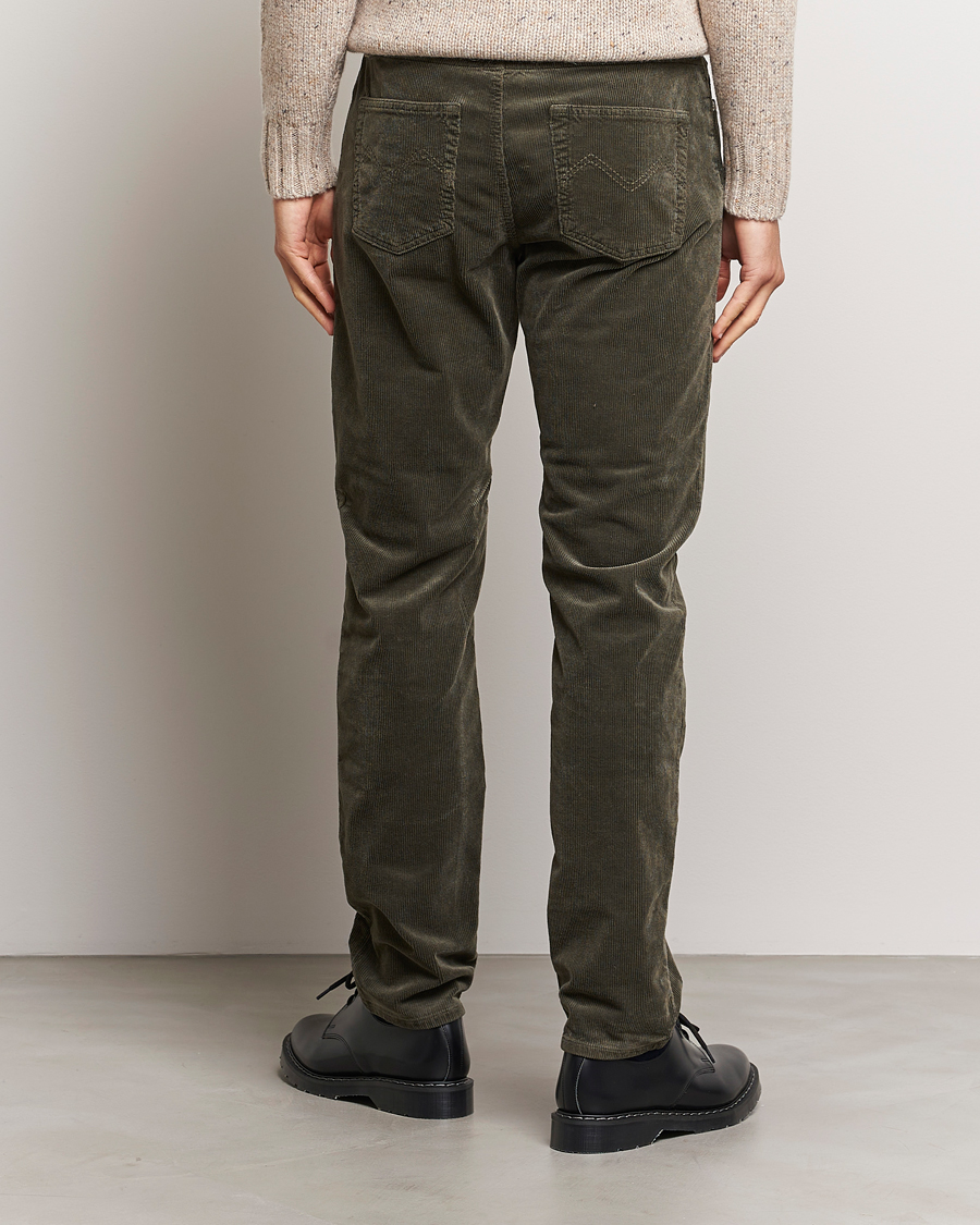 Uomini | Pantaloni | Morris | James Corduroy 5-Pocket Pant Olive