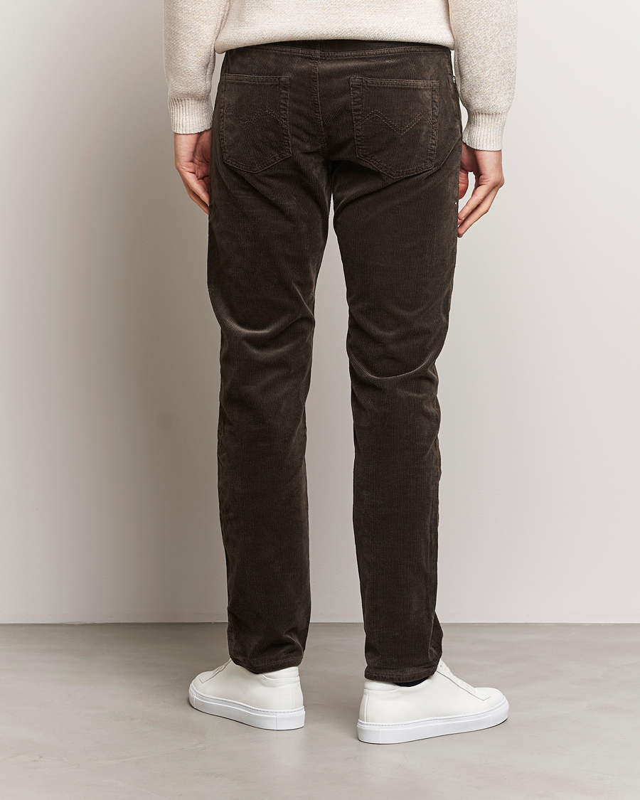 Uomini | Pantaloni | Morris | James Corduroy 5-Pocket Pant Dark Brown