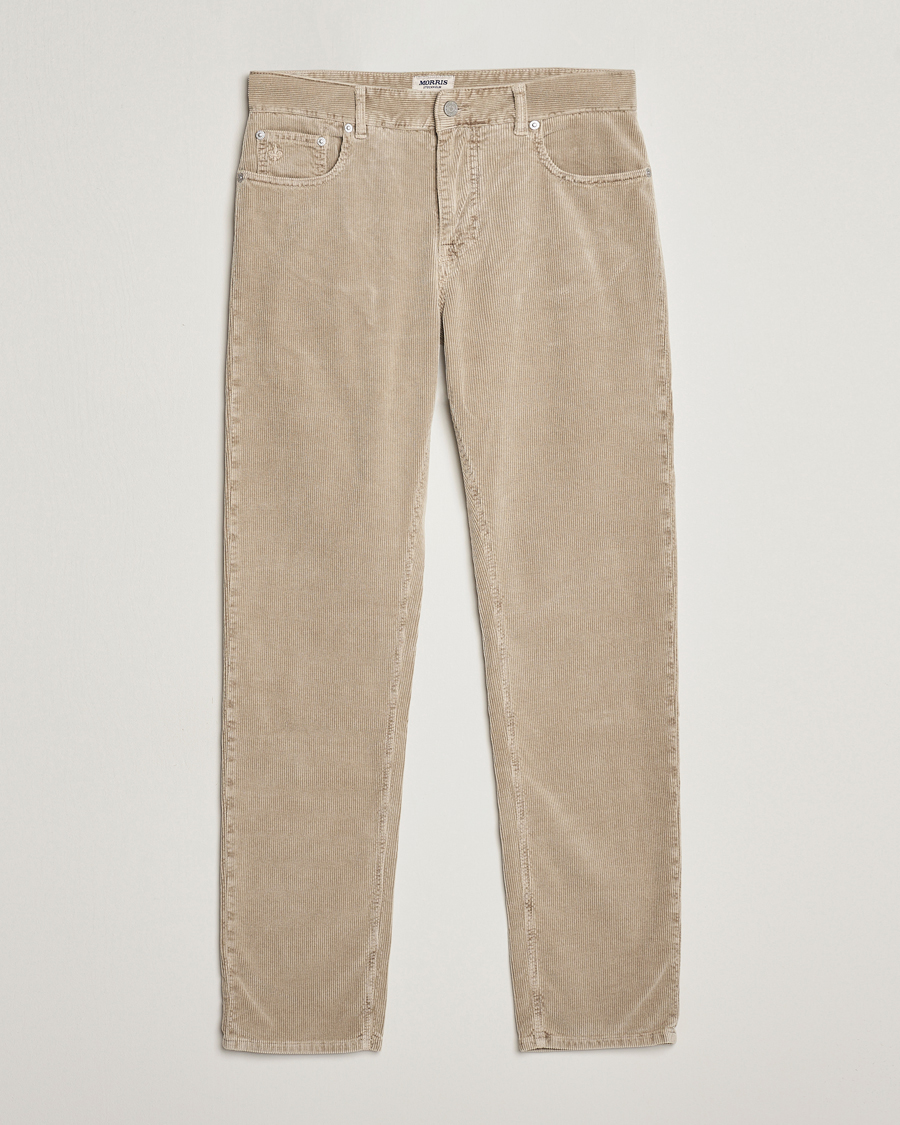 Uomini | Pantaloni | Morris | James Corduroy 5-Pocket Pant Grey