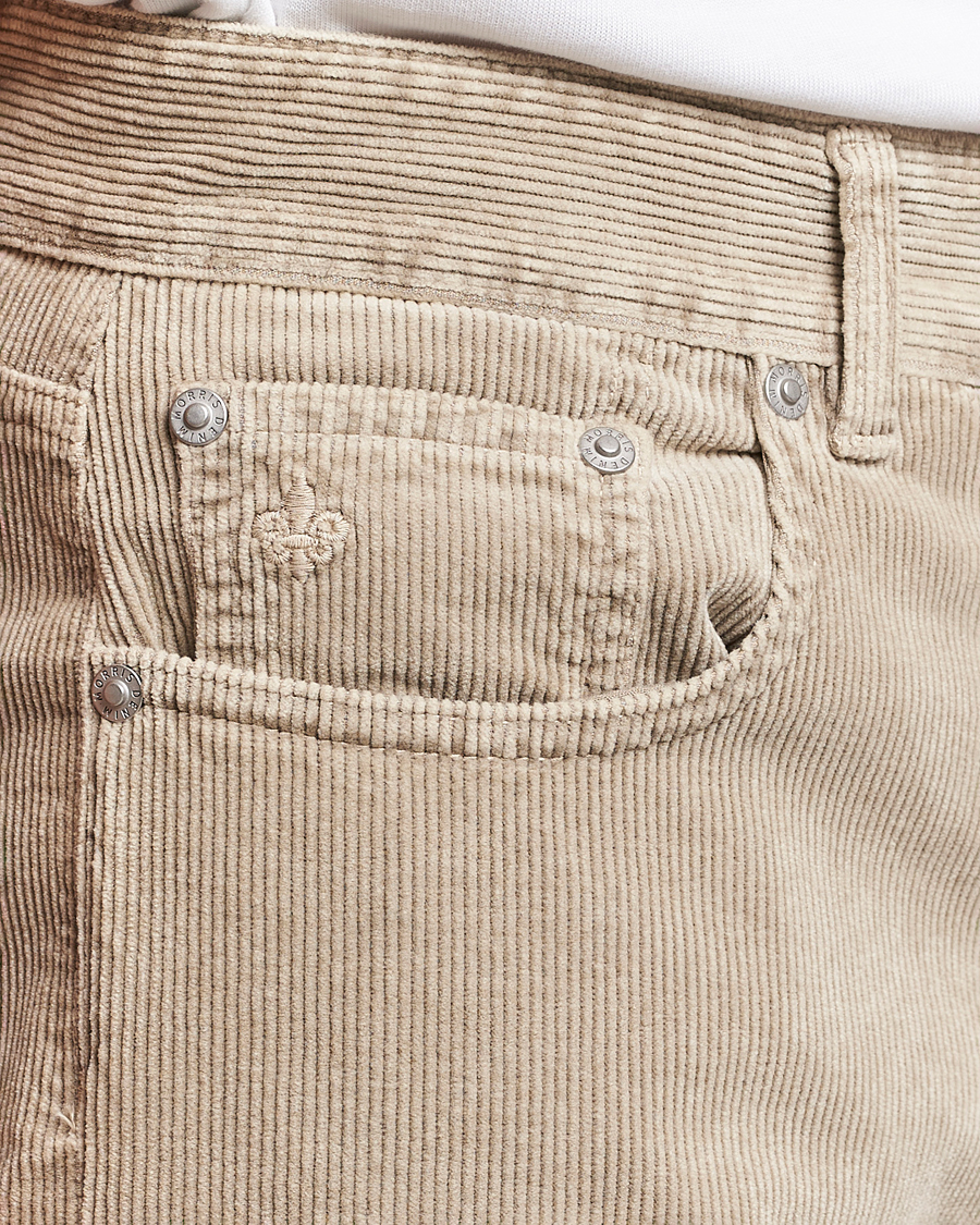Uomini | Pantaloni | Morris | James Corduroy 5-Pocket Pant Grey