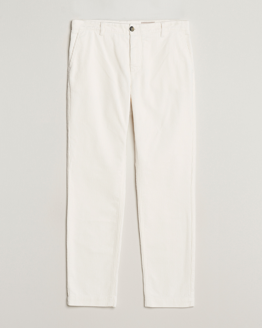 Uomini | Pantaloni | Morris | Jeffrey Corduroy Chinos Off White