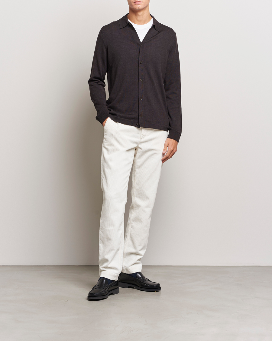 Uomini | Pantaloni | Morris | Jeffrey Corduroy Chinos Off White