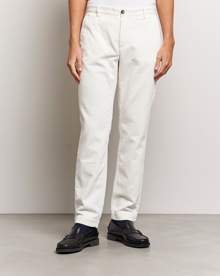 Uomini | Pantaloni | Morris | Jeffrey Corduroy Chinos Off White