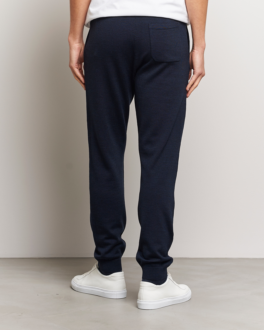 Uomini | Pantaloni | Morris | Merino Pants Navy