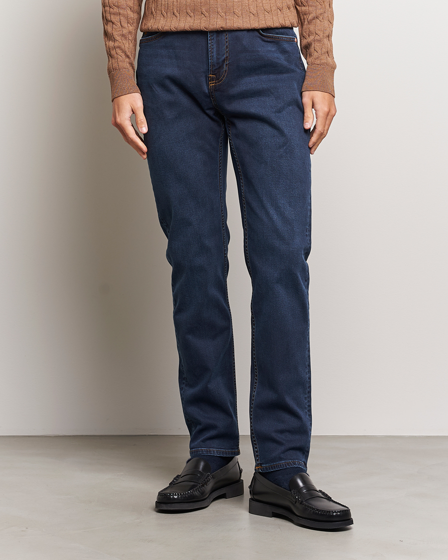 Uomini | Pantaloni | Morris | James Satin Jeans One Year Wash