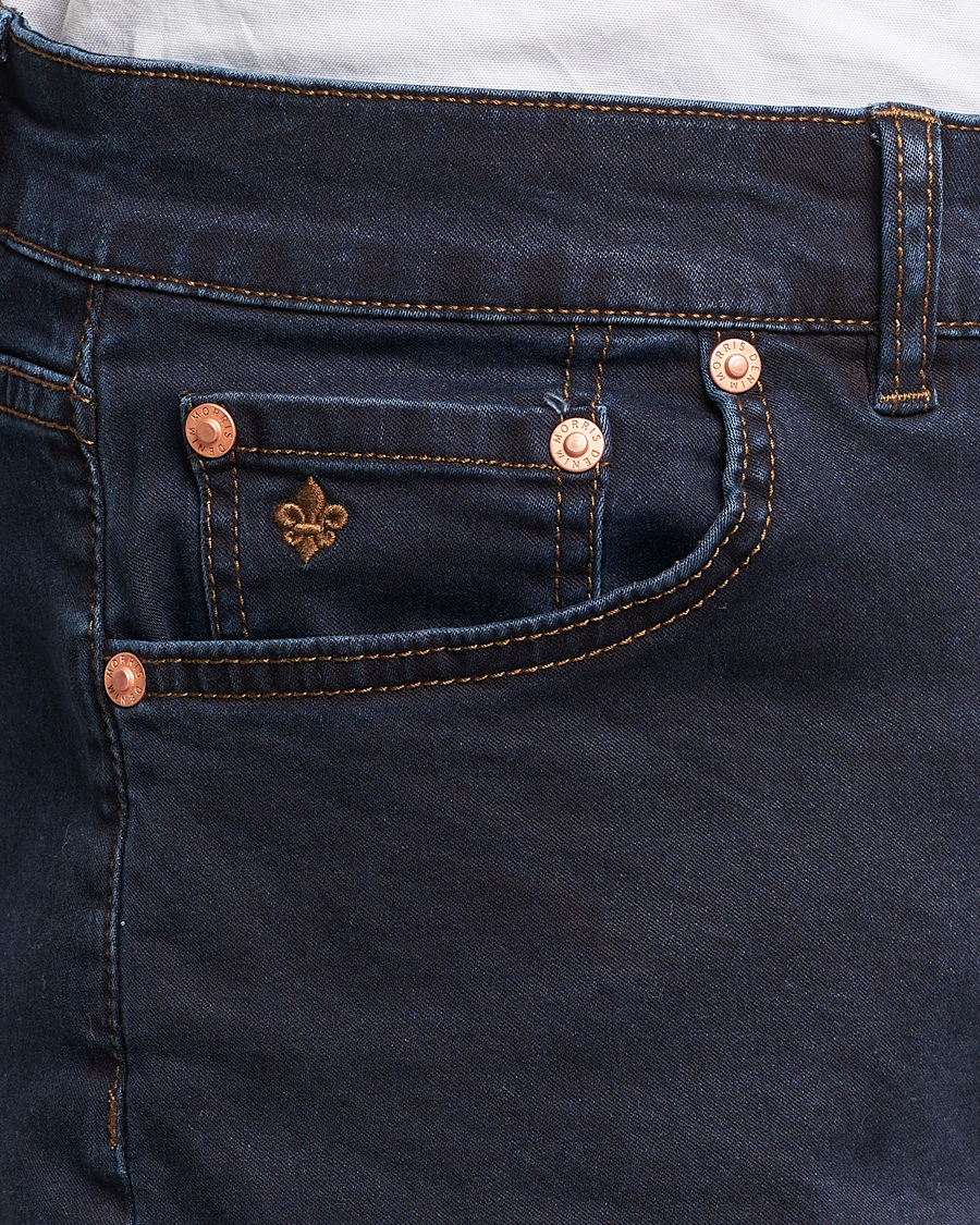 Uomini | Pantaloni | Morris | James Satin Jeans Rinse Wash