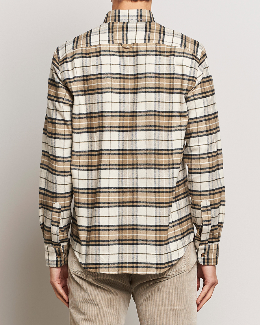 Uomini | Camicie | Morris | Flanell Big Check Shirt Off White