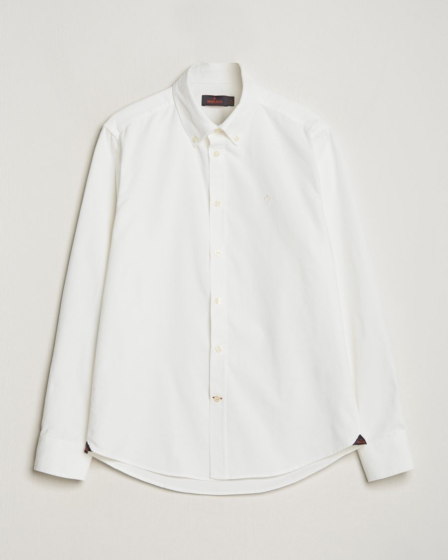 Uomini | Camicie | Morris | Douglas Corduroy Shirt Off White