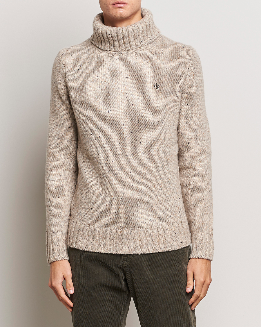 Uomini | Maglieria | Morris | Graham Knitted Rollneck Off White